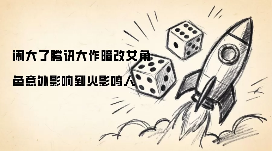 腾讯游戏暗改女角色引争议：火影鸣人无辜躺枪事件发酵
