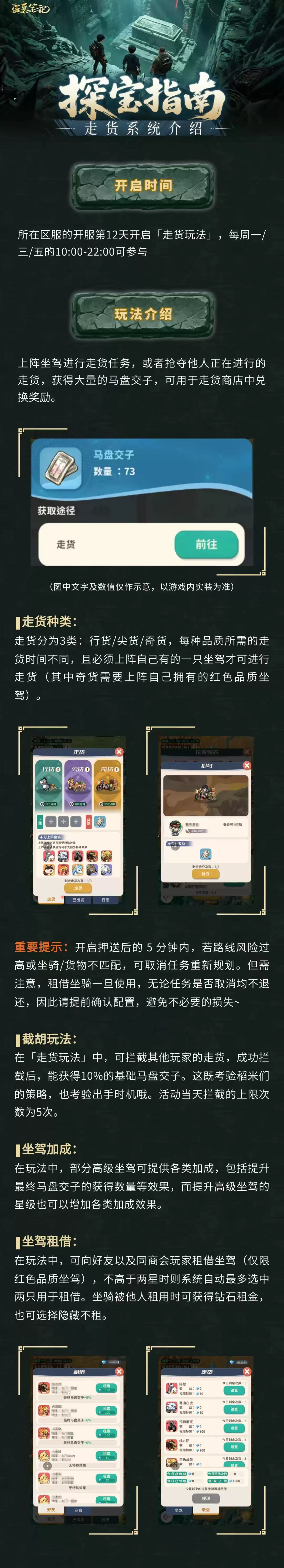 探宝指南:倒斗摸金赚交子 坐骑押镖闯地宫