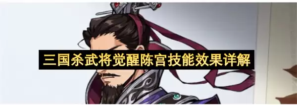 三国杀武将觉醒：陈宫技能效果详解