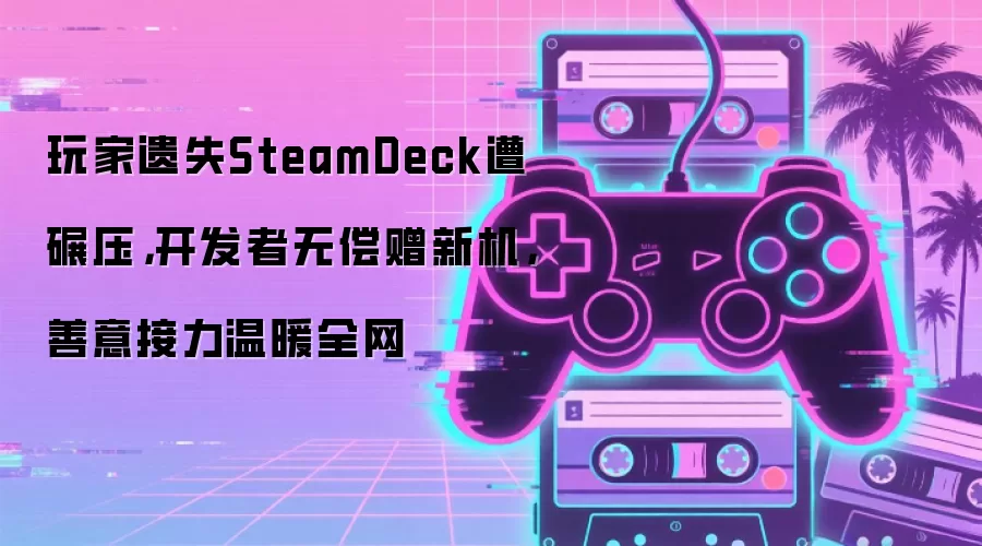 玩家遗失SteamDeck遭碾压：开发者无偿赠新机：善意接力温暖全网