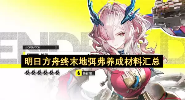 明日方舟终末地弭弗养成材料一览