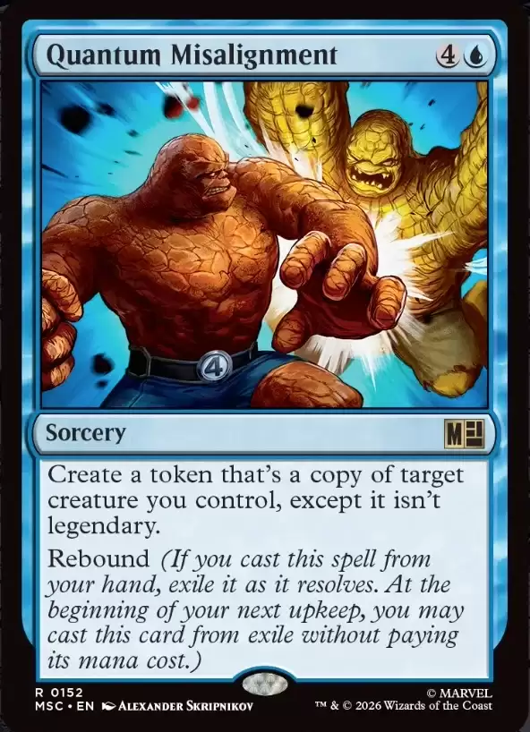 《MTG》神奇四侠指挥官牌表中包含一张昂贵的Doctor Who重印卡