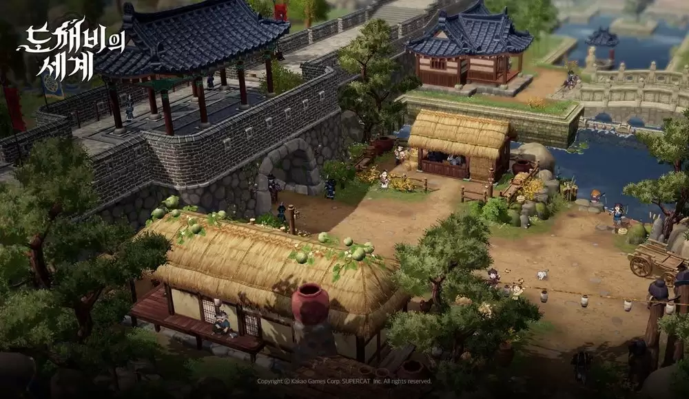 以韩国妖怪多可比为题材:MMORPG多可比世界释出场景截图