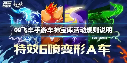 QQ飞车手游车神宝库活动规则说明 牛年限定A车返场一览