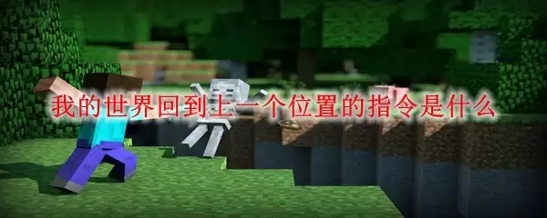 我的世界返回上一个位置的指令是什么