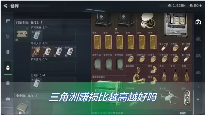 三角洲赚损比越高越好吗 赚损比越大说明什么 多少正常