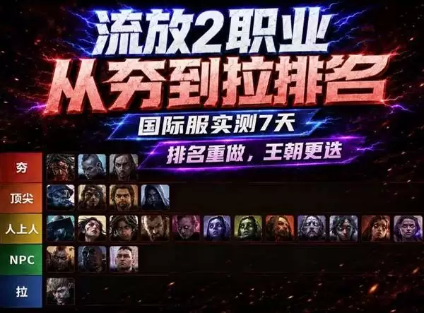 流放之路2 0.5赛季国际服各职业强度排行 新赛季哪些职业最强