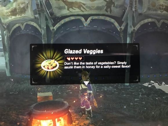 塞尔达传说荒野之息玻璃蔬菜制作方法