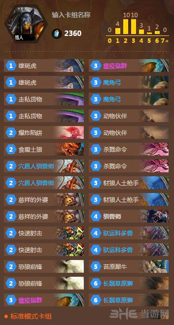 炉石传说加基森版难民中速猎卡组分享