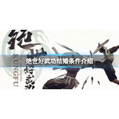 《绝世好武功》怎么结婚？结婚条件介绍