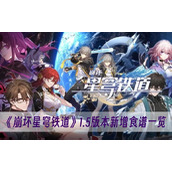 崩坏星穹铁道1.5版本新增食谱一览