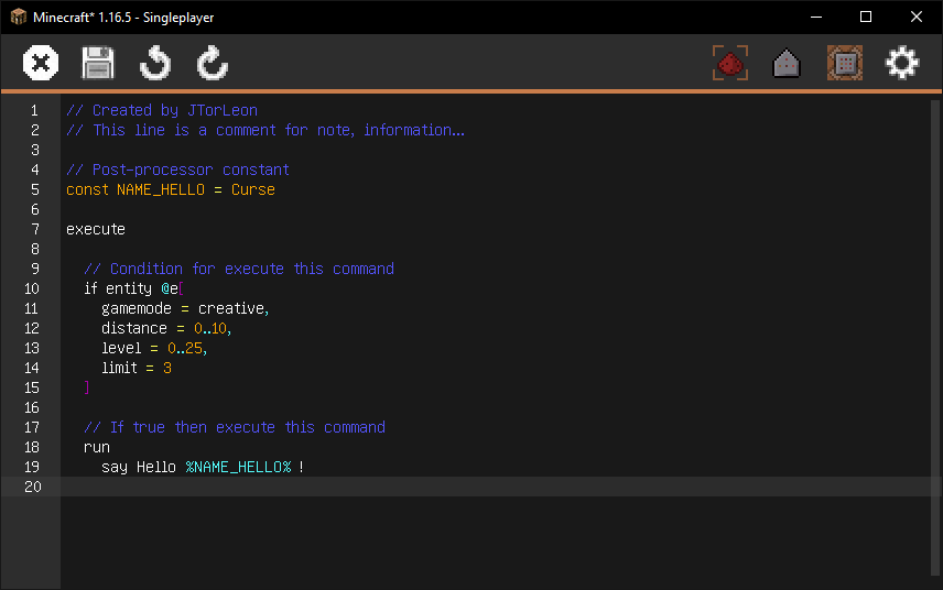 更好的命令方块 (Better Command Block IDE)-第1张图片