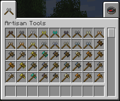 工匠工具（Artisan Tools）|我的世界1.16.5版本