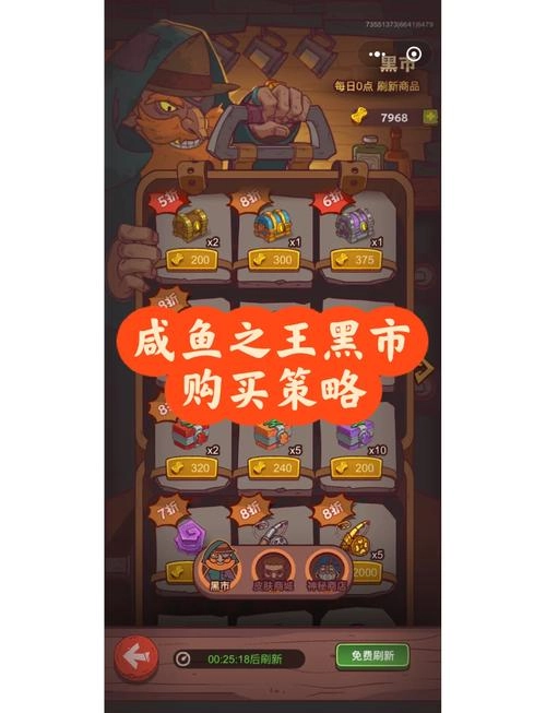 咸鱼之王VIP价格表权益汇总 氪金性价比与黑市刷新全解析​