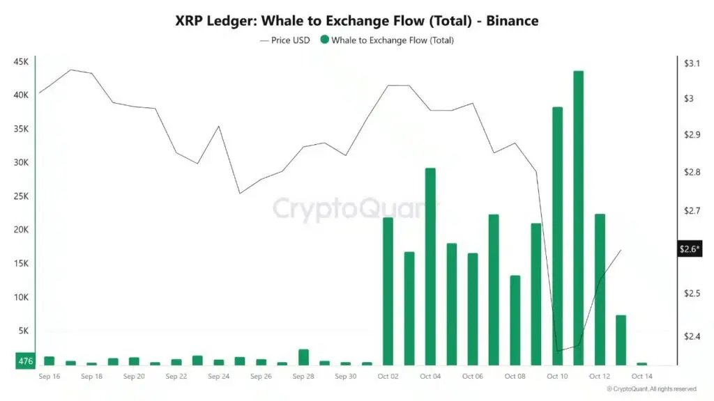 XRP 巨鲸交易动向