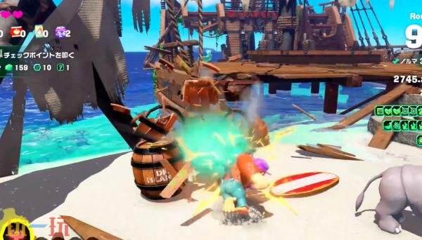 《咚奇刚：蕉力全开》DLC「DK岛&ampamp绿宝石淘金」预告发布