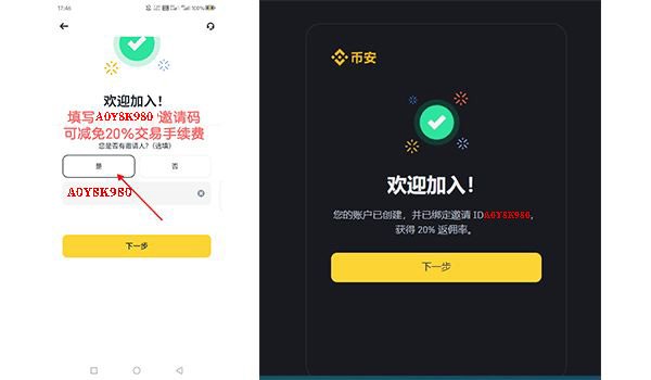 5. 推荐人邀请码(可选)