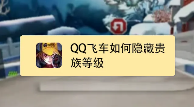 qq飞车手游怎么隐藏贵族等级_qq飞车手游隐藏贵族等级攻略分享