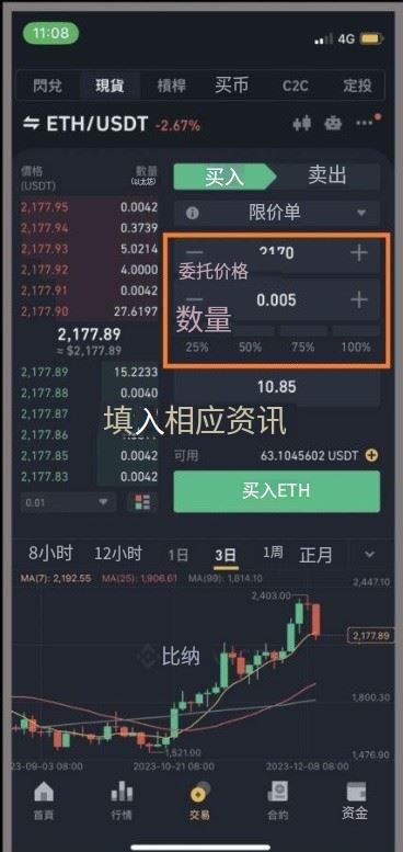 币安交易限价单设置教程
