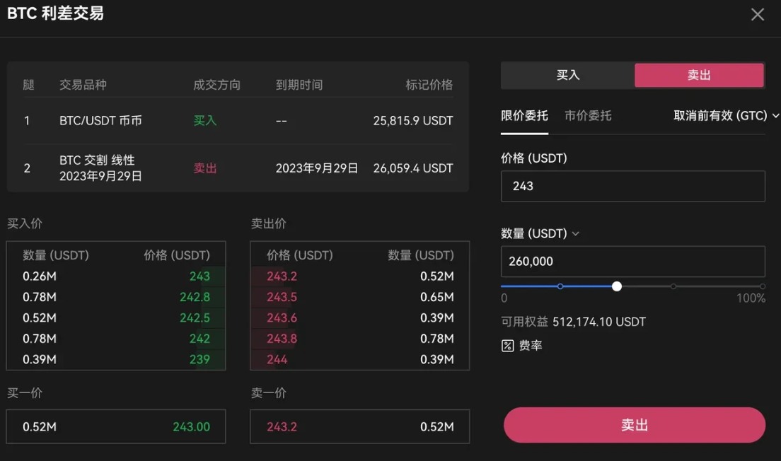 欧易交易价差速递教学