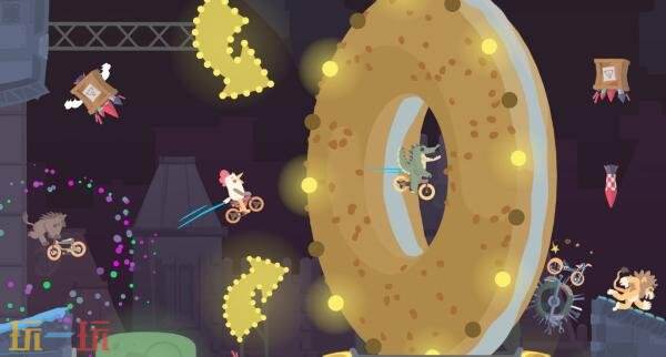 自行车竞速派对《超级浣熊羊》12月9日发售