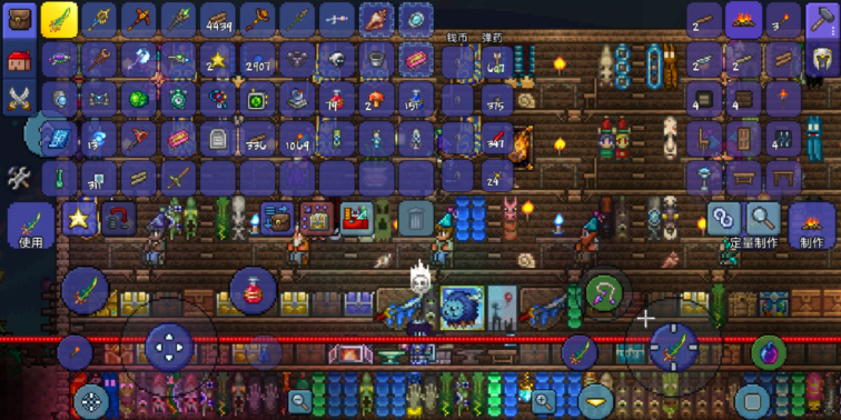 《泰拉瑞亚》手机端按键操作指南(萌新向)宣传图5 《泰拉瑞亚》手机端按键操作指南(萌新向)宣传图5