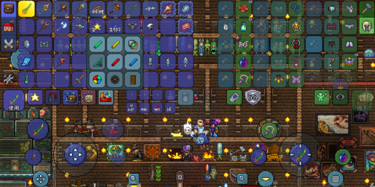 《泰拉瑞亚》手机端按键操作指南(萌新向)宣传图9 《泰拉瑞亚》手机端按键操作指南(萌新向)宣传图9