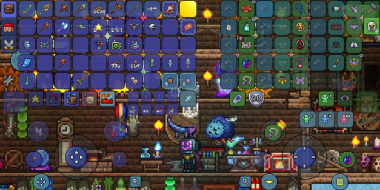 《泰拉瑞亚》手机端按键操作指南(萌新向)宣传图10 《泰拉瑞亚》手机端按键操作指南(萌新向)宣传图10