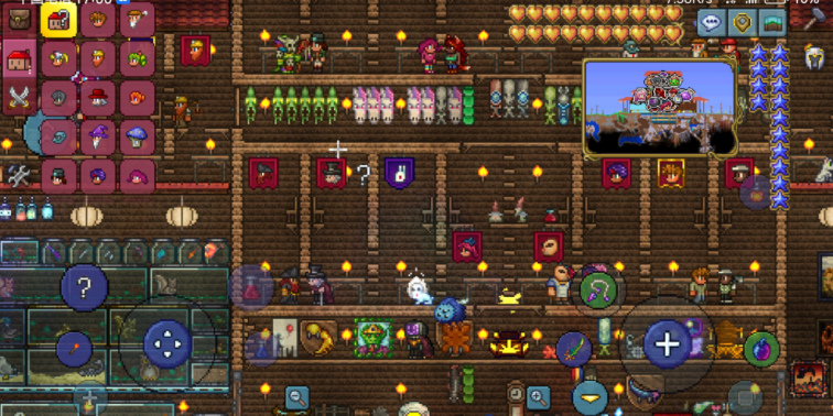 《泰拉瑞亚》手机端按键操作指南(萌新向)宣传图11 《泰拉瑞亚》手机端按键操作指南(萌新向)宣传图11