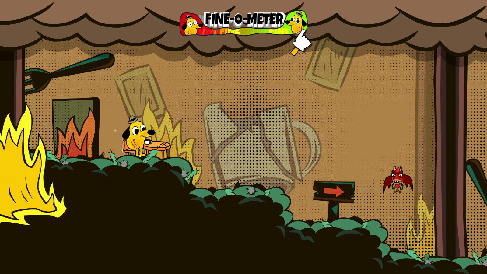 《This Is Fine: Maximum Cope》亮相Steam，但不支持中文宣传图6