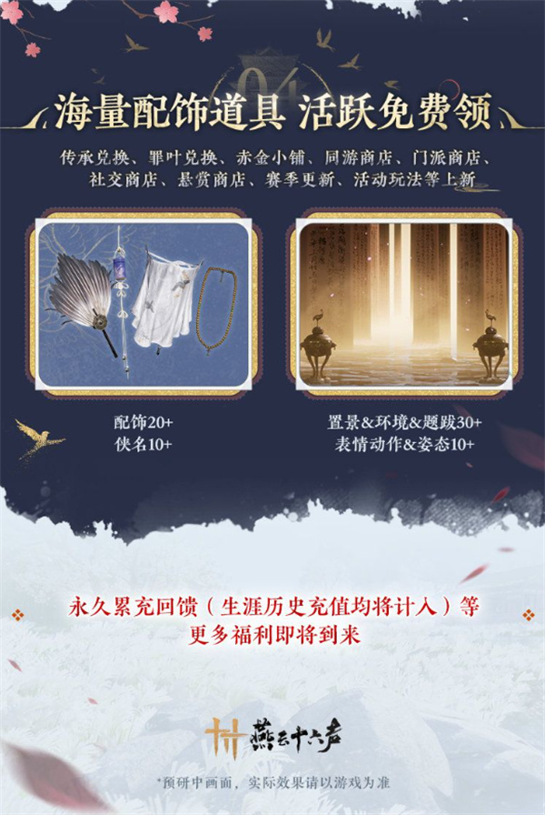 燕云十六声周年庆福利汇总分享