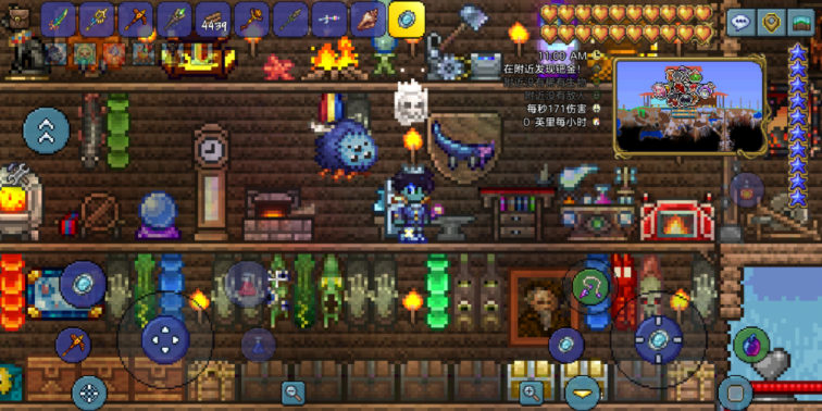 《泰拉瑞亚》手机端按键操作指南（萌新向）