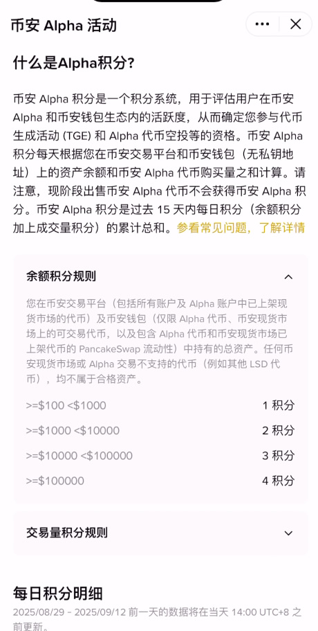 币安交易所Alpha活动是什么?如何积累?可以获得什么奖励?