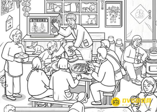 《超级梗传大师》新春酒席怎么过-新春酒席找出饭桌上22个人通关图文攻略
