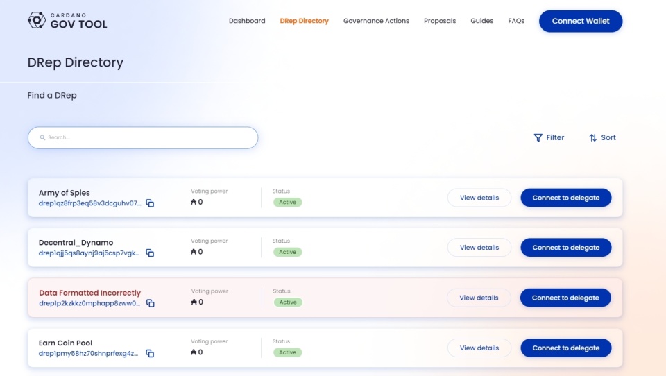 治理工具 GovTool上线,赋予治理代币ADA更多参与机会