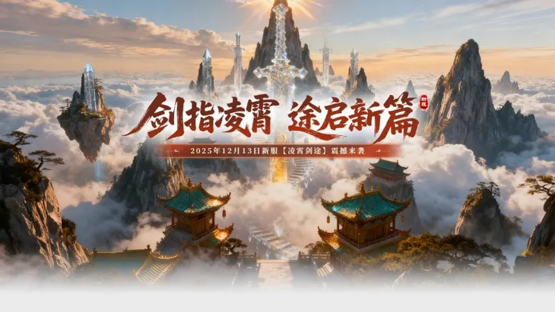 《玄天之剑》12月13日凌霄剑途开服-斗魂系统全面升级