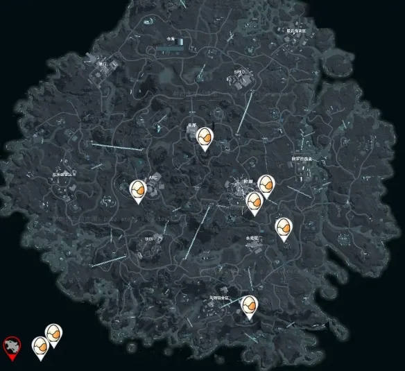 《绝地求生：黑域撤离》彩蛋位置详解-地图隐藏彩蛋全攻略