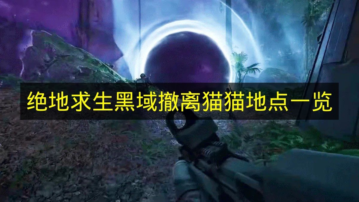 绝地求生黑域撤离猫猫地点一览 绝地求生黑域撤离猫猫地点有哪些