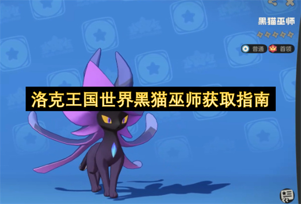 洛克王国世界黑猫巫师获取指南