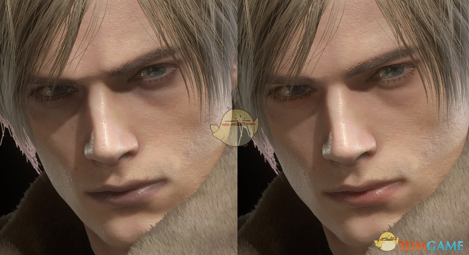 《生化危机4：重制版》里昂更柔和的面容MOD