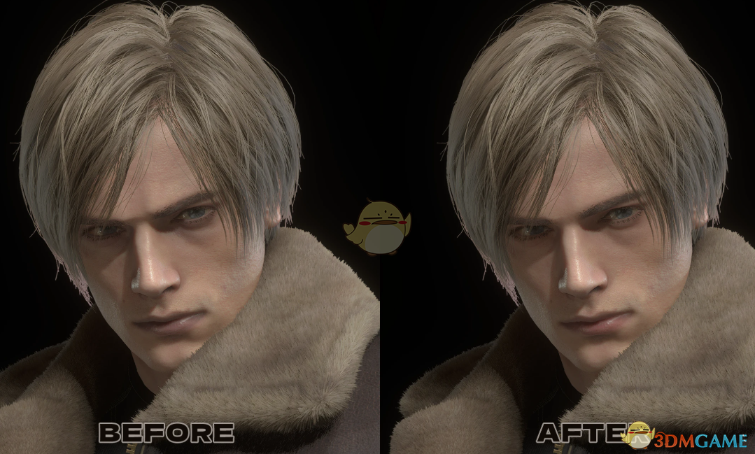 《生化危机4：重制版》里昂更柔和的面容MOD