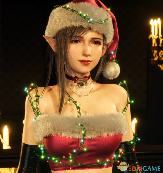 《最终幻想7：重生》蒂法的圣诞小精灵套装MOD