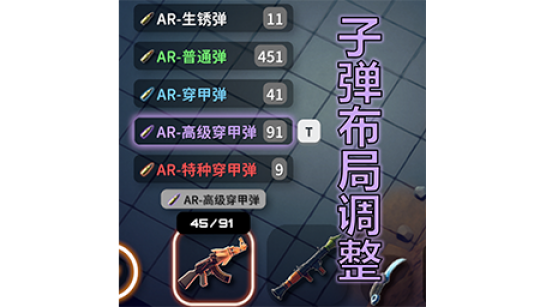 《逃离鸭科夫》子弹布局调整MOD