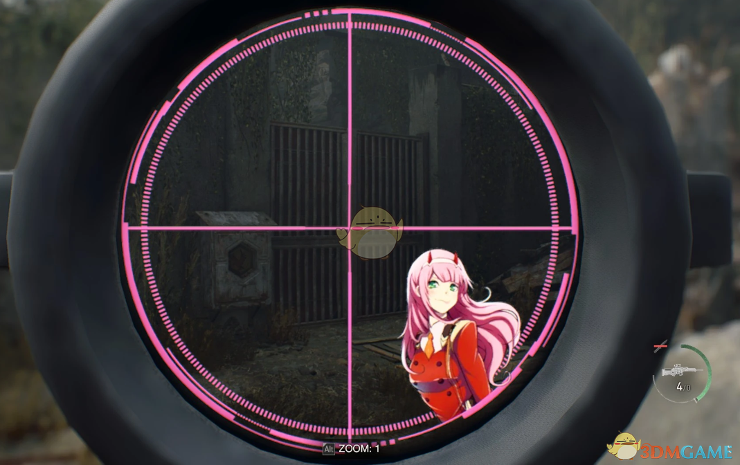 《生化危机4:重制版》DARLING零二瞄准镜MOD