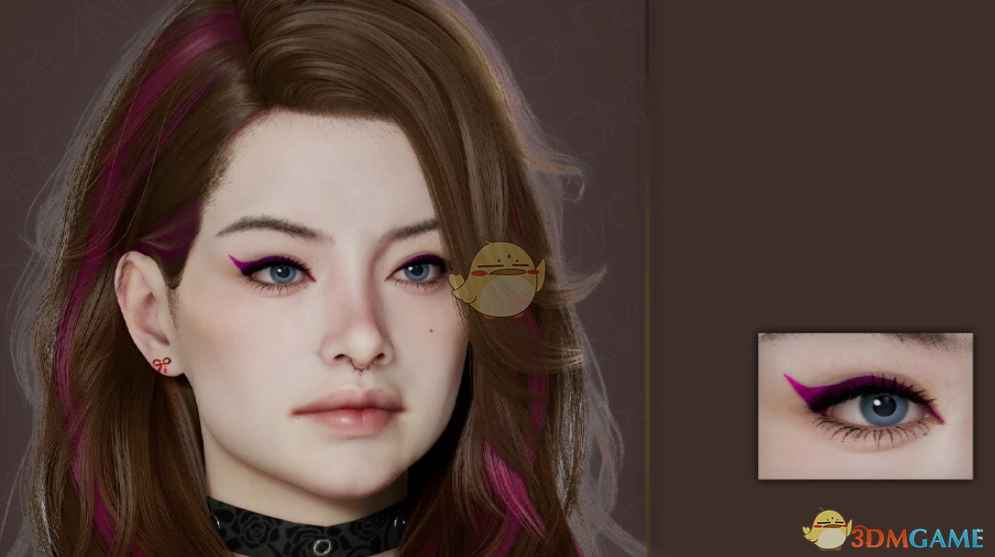 《InZOI》翼状眼线MOD