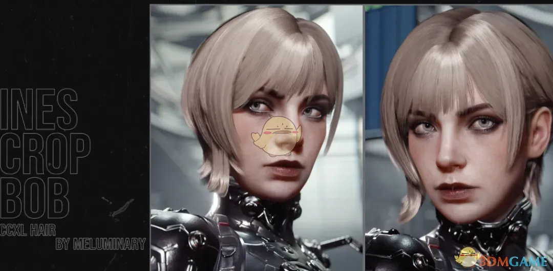 《赛博朋克2077》第一后裔伊内兹时尚短发MOD