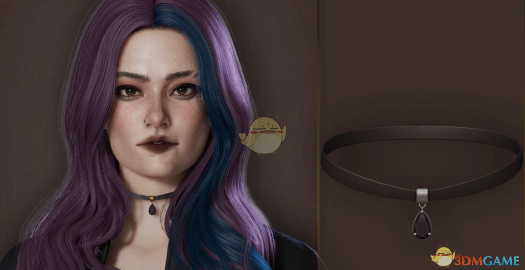 《InZOI》缎面宝石项圈MOD