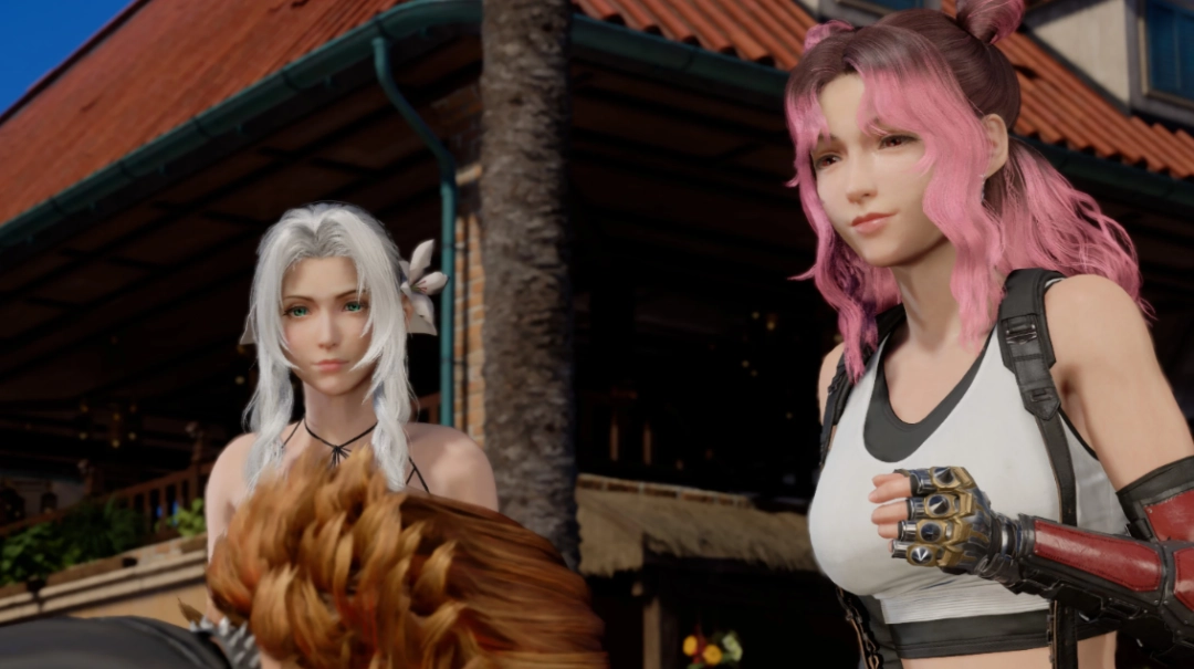 《最终幻想7：重生》蒂法的蕾吉挑染发型MOD