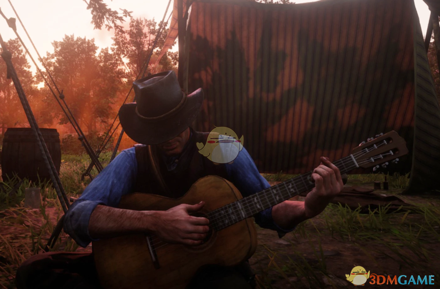 《荒野大镖客2》可弹奏吉他MOD