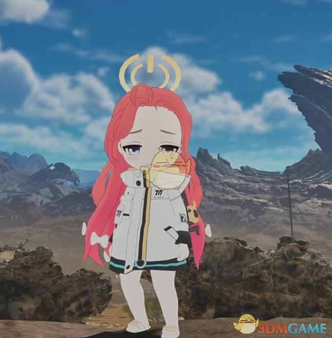 《怪物猎人：荒野》蔚蓝档案花冈柚子外观MOD